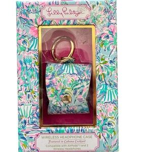 NIB Lilly Pulitzer AirPods Case in Cabana Cocktail